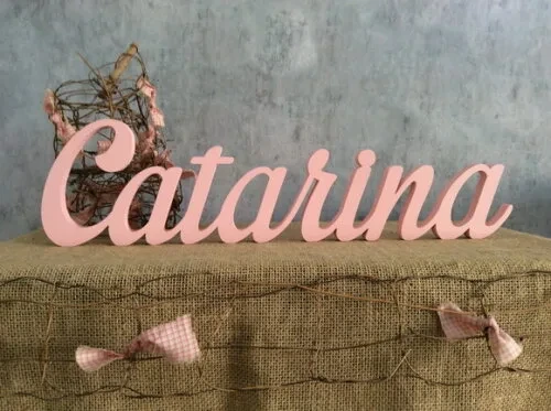 Letras Decorativas em MDF - Linha Cursiva
