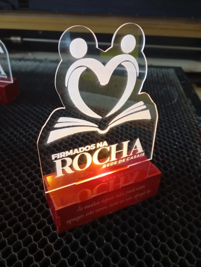 Mini Luminária Acrílico