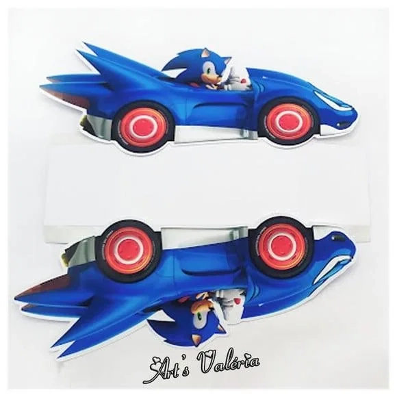 Caixinha Carro Do Sonic