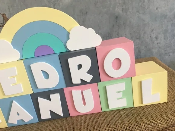 CANDY COLORS - Cubos 6x6cm + ARCO ÍRIS