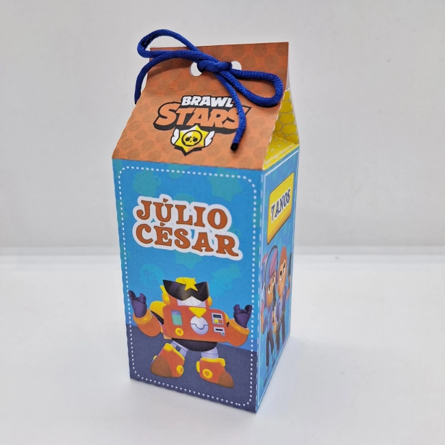PEGUE E MONTE - Kit Festa BRAWL STARS - Decoração de Festa - Caixinhas Personalizadas