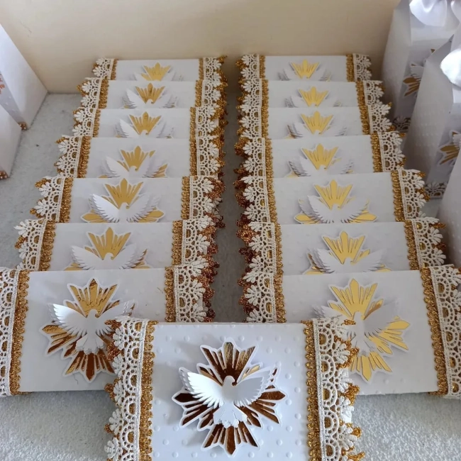 Kit Batismo Branco com 20 caixas