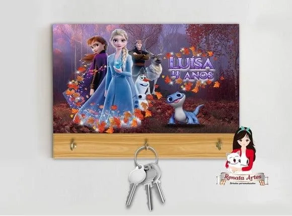 Porta Chaves Frozen 2