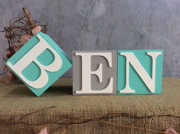Cubos 10x10 -nomes Decoração Infantil e Bebês