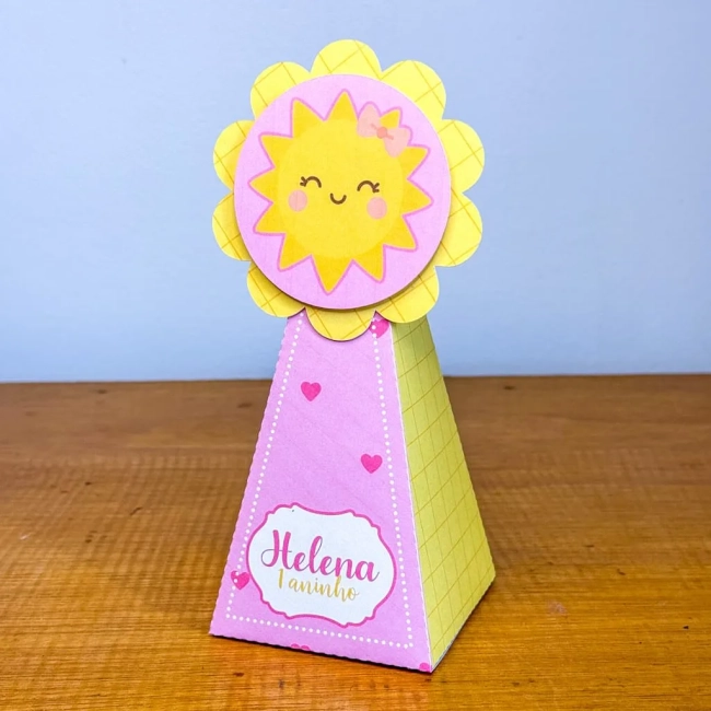 PEGUE E MONTE - Kit Festa RAIO DE SOL MENINA - Decoração de Festa | Lembrancinhas | Aniversário | Personalizados