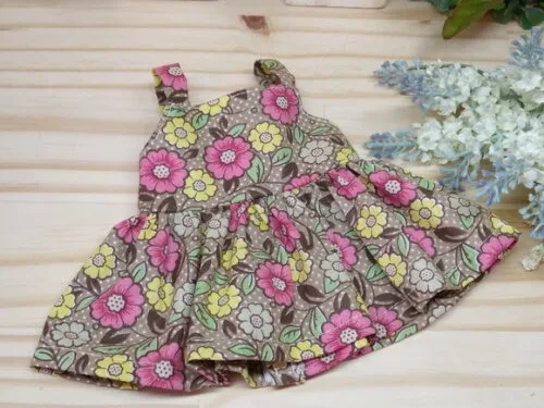 Vestido para Boneca Floral