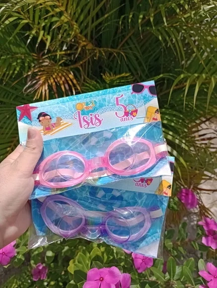 Lembrancinha Óculos Natação Festa Pool Party Personalizada