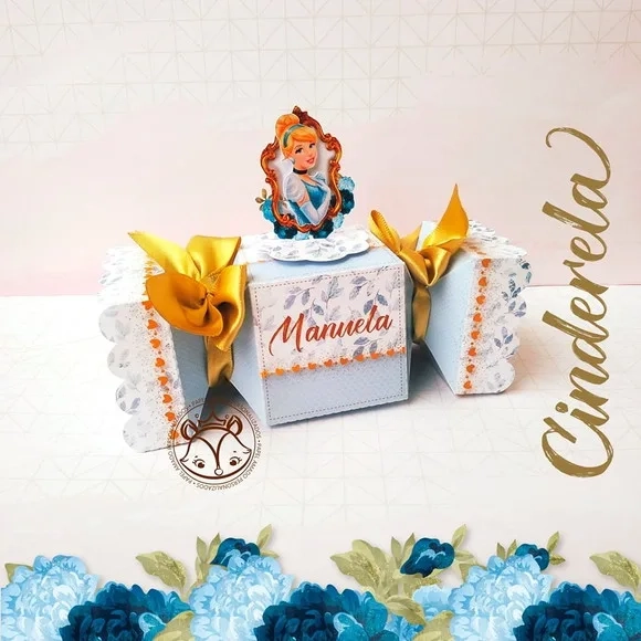 Kit 60 Lembrancinhas Cinderela