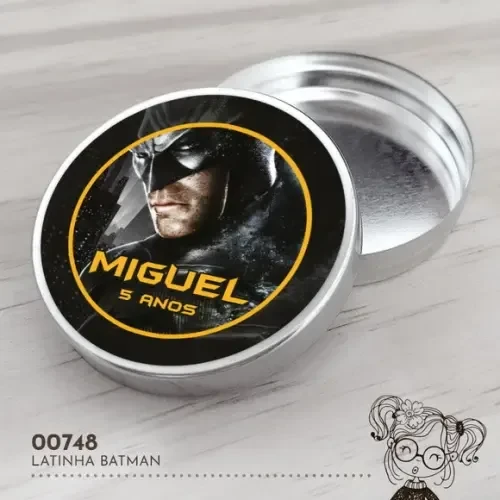 Latinha Adesivada Batman - 00748