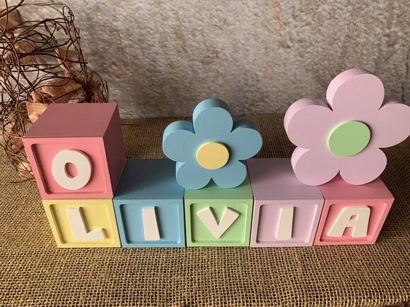 Candy Colors - Cubos 6x6cm Ts +flores