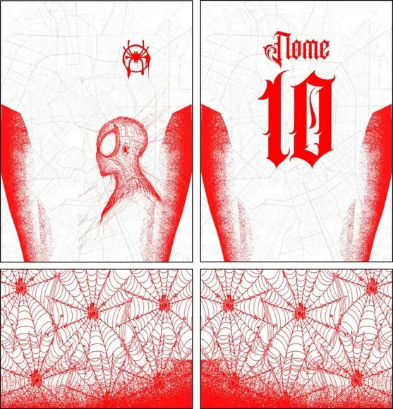 Arte Vetor Camisa Interclasse Homem Aranha Mod-754