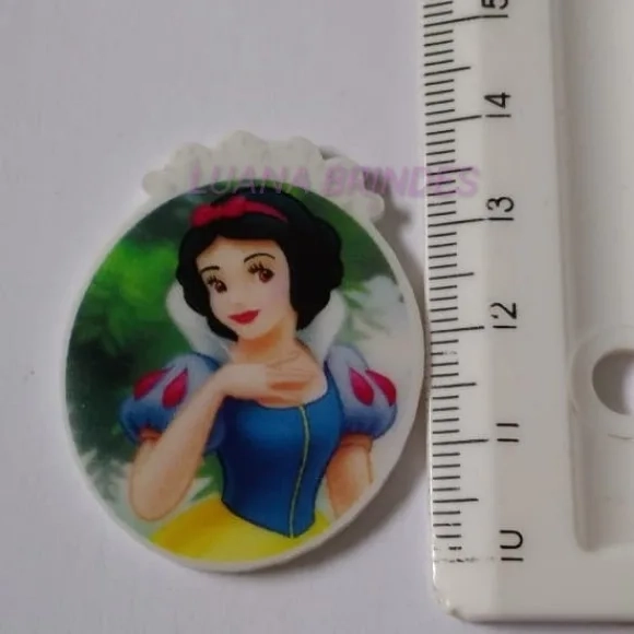 Kit Branca de Neve Aplique e Pingente de Acrílico 3 Kits