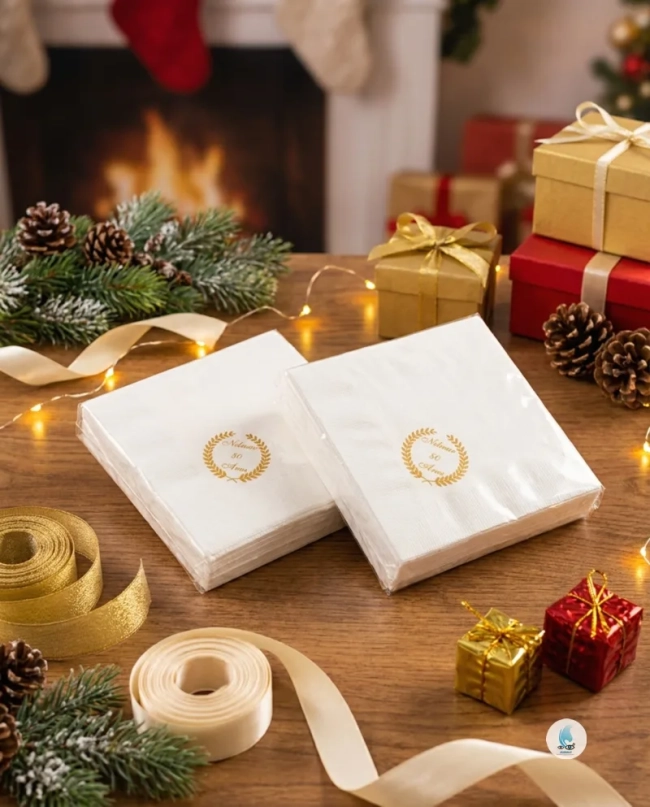 Guardanapo de Papel Coquetel Personalizado com sua Arte