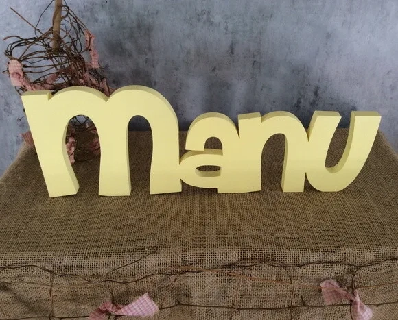 Letras Decorativas em MDF Linha CH