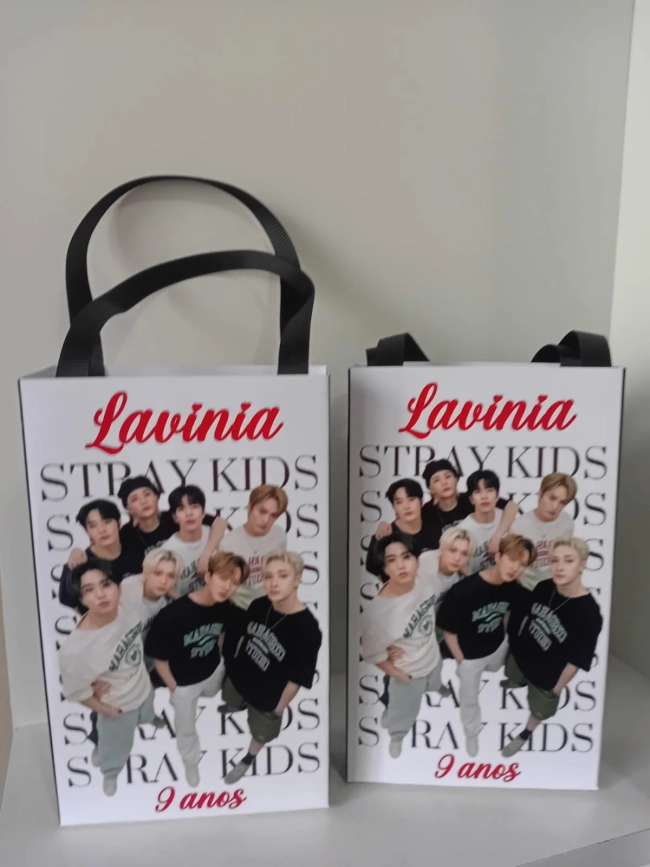 Sacolinhas Personalizadas Stray Kids para lembrancinhas