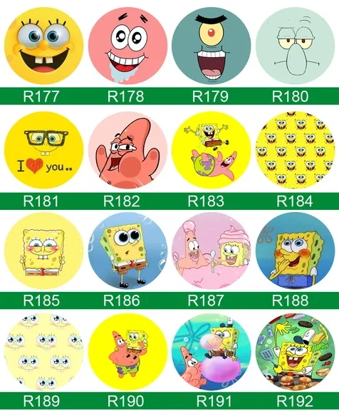 Bottons Bob Esponja - Button Boton