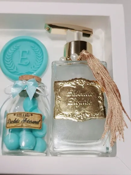 Presente de Aniversário, Sabonete Líquido Luxo com Sabonetes