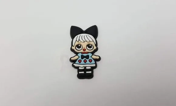 Aplique LOL Curious QT Emborrachado de 3,8cm