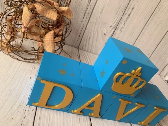 Cubos 6x6cm Pequeno Príncipe com Estrela