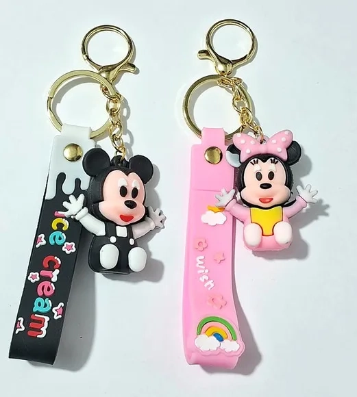 Chaveiro Mickey e Minnie Baby 3d 1 Unidade