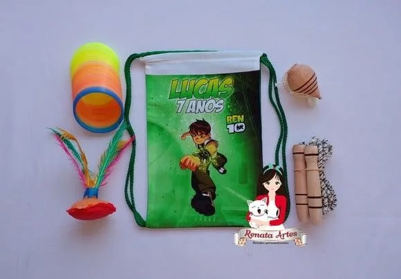 Mochila Boa Infância Tema Ben 10