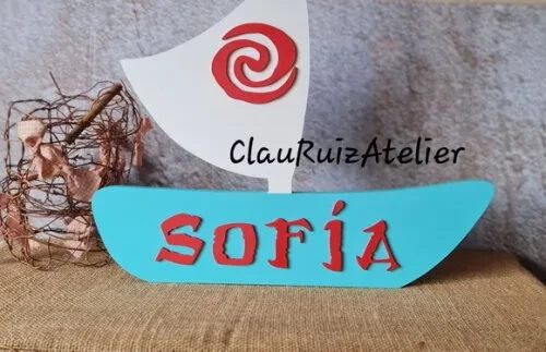 MOANA BARCO PERSONALIZADO