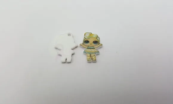 Pingente LOL Luxe em Acrílico UV de 2cm