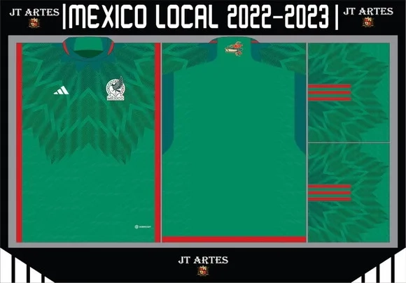 Vetor Camisa Da México 2022