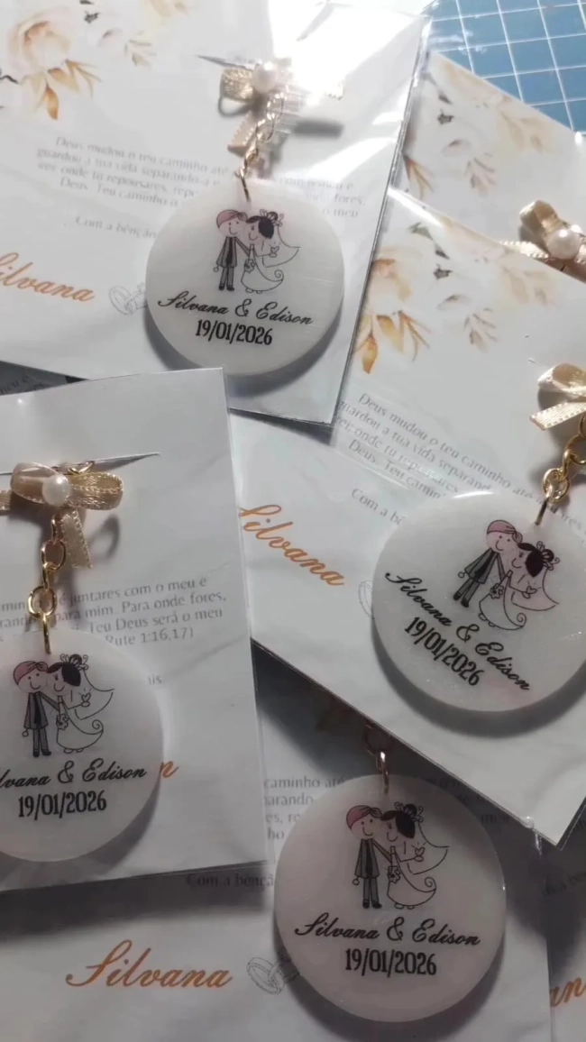 Chaveiros Resina Personalizados