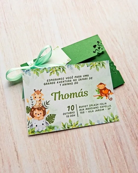 Convite Infantil Tipo Janela - Temas Variados