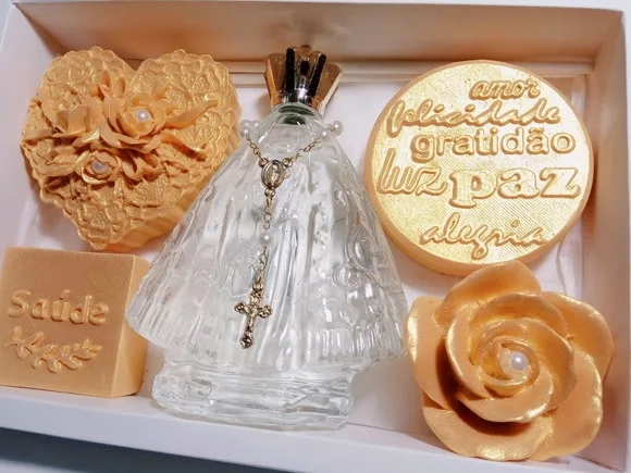 Presente Bodas de Ouro: Kit Aromatizador Nossa Senhora