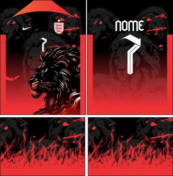 Arte Vetor Camisa Interclasse Leão Mod-824