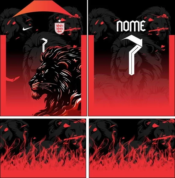 Arte Vetor Camisa Interclasse Leão Mod-824