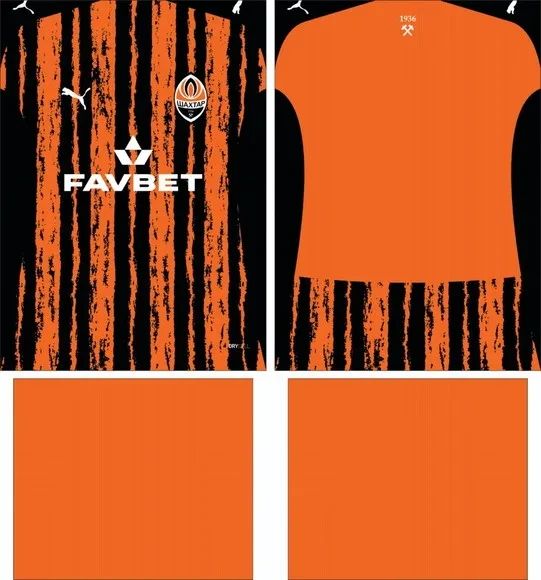 Arte Vetor Camisa Fc Shakhtar Local 2025-2026