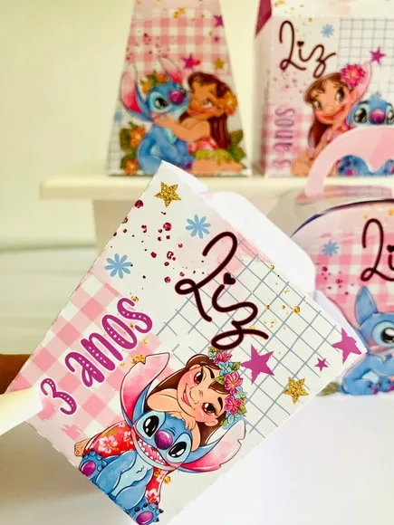 Kit 60 Lembrancinhas Lilo e Stitch