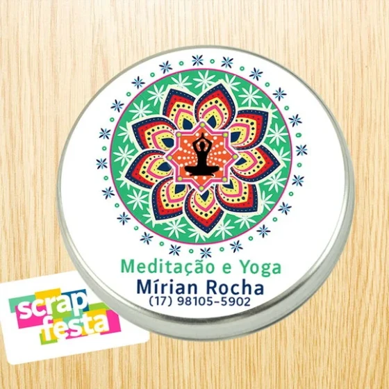 Latinha Personalizada Meditação e Yoga