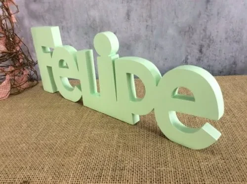 Letras Decorativas De MDF - Nomes