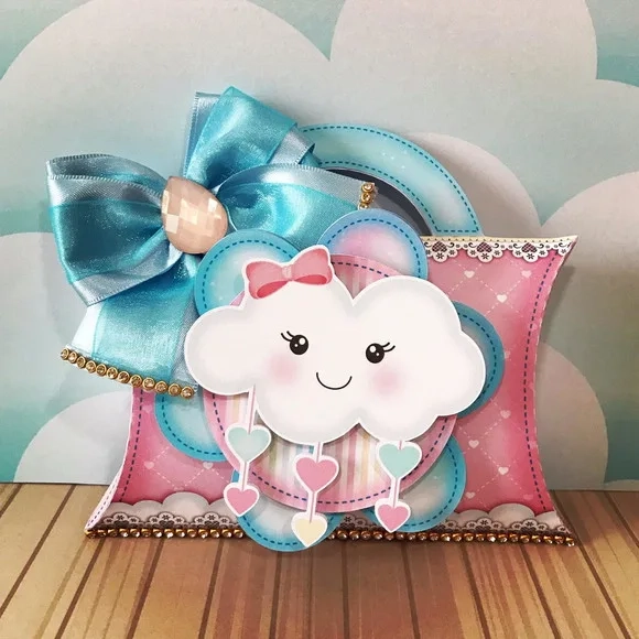 Kit 60 Lembrancinhas Chuva de Amor