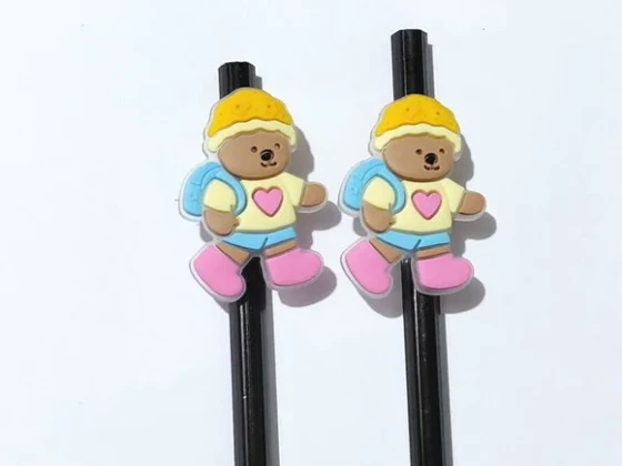 Lápis C/ponteira Urso Bobbie Goods Pacote com 6 Unidades