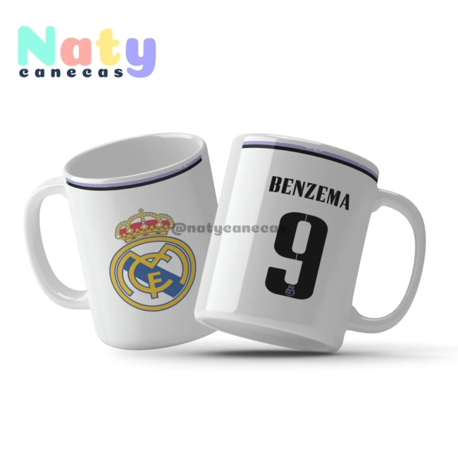 Caneca Personalizada Futebol Real Madrid