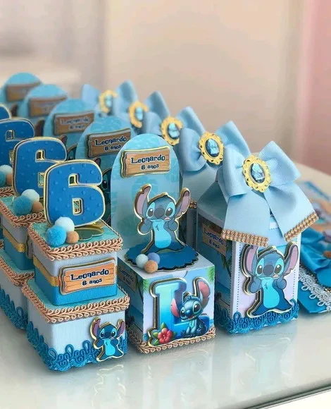 Kit Lembrancinha Stitch Luxo Festa - 20 Peças