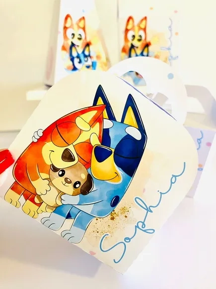 Kit 30 Lembrancinhas Bluey
