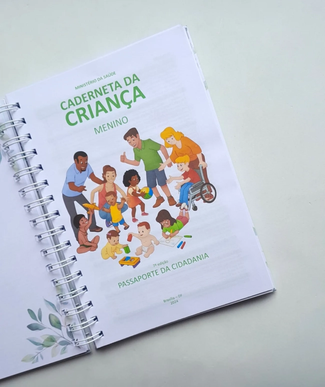 Caderneta de Saúde Vacinação do Bebê - Escolha a Capa