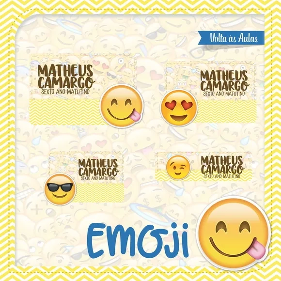 60 Etiquetas Emoji