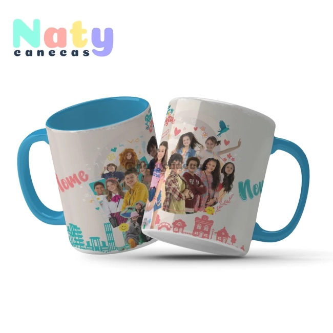 Caneca Personalizada A infância de Romeu e Julieta Personalizada com Nome