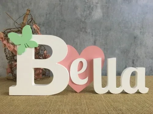 Letras Decorativas - Nomes - Coração