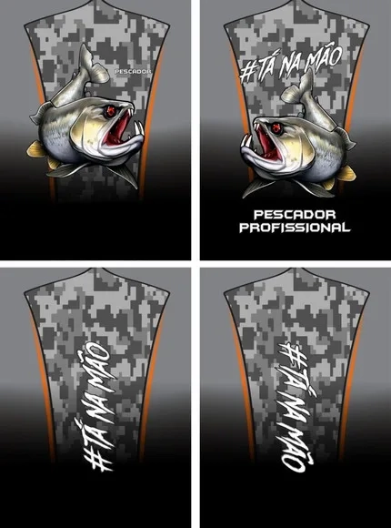Arte Vetor Camisa Pesca-mod-0139