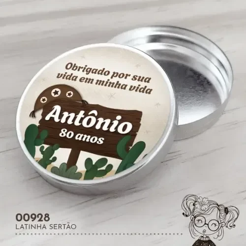 Latinha Adesivada Sertão - 00928