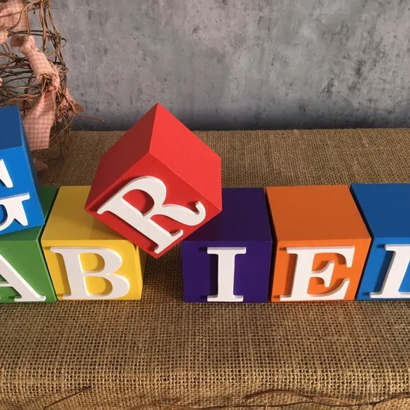 Cubos 6x6cm Circo Decoração de Festa Infantil e Bebê