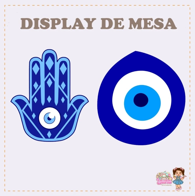 Kit Festa Só Um Bolinho OLHO GREGO - Decoração de Festa